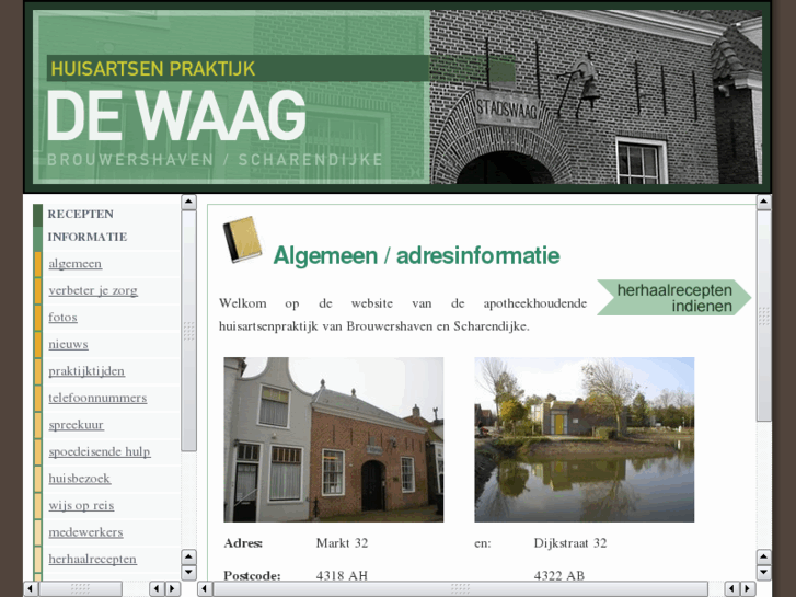 www.huisartsenpraktijk-dewaag.nl