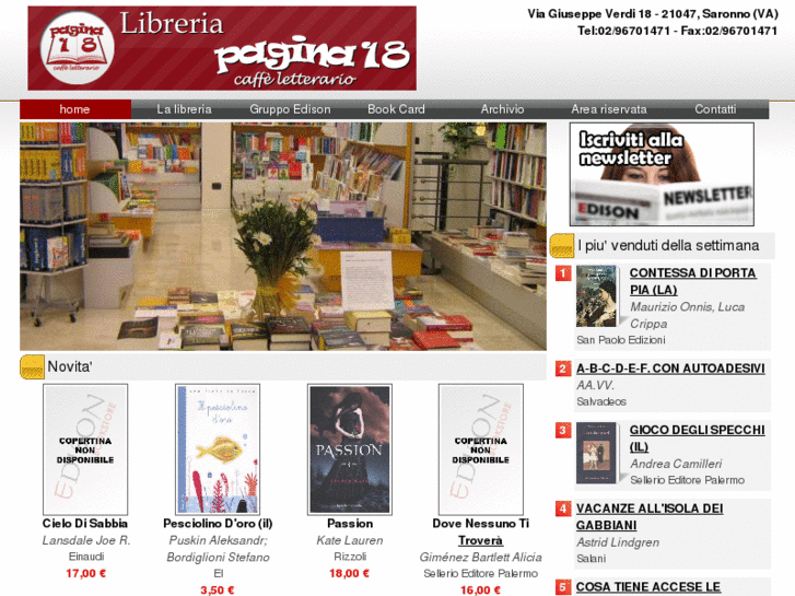 www.libreriapagina18.it