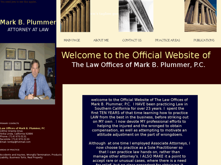 www.markplummerlawoffices.com