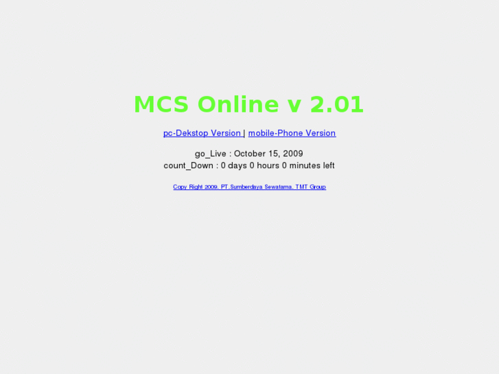 www.mcsonline.info