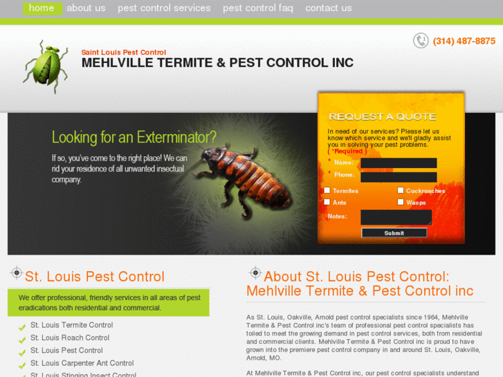 www.mehlvilletermiteandpestcontrolinc.com