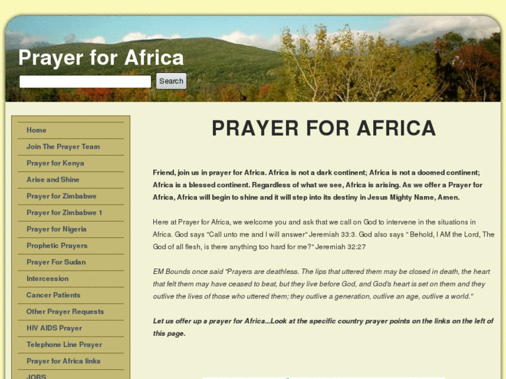 www.prayer-for-africa.com