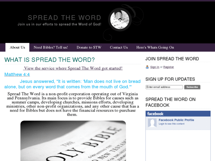 www.spreadthewordinc.com