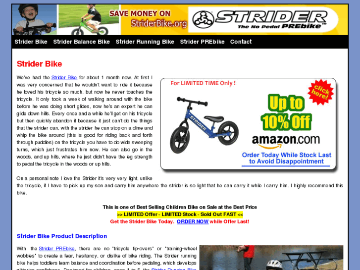 www.striderbike.org