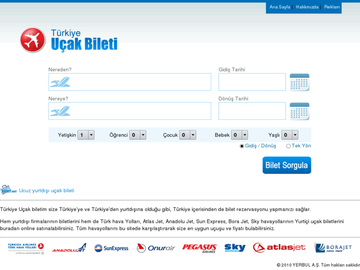 www.turkiyeucakbileti.com