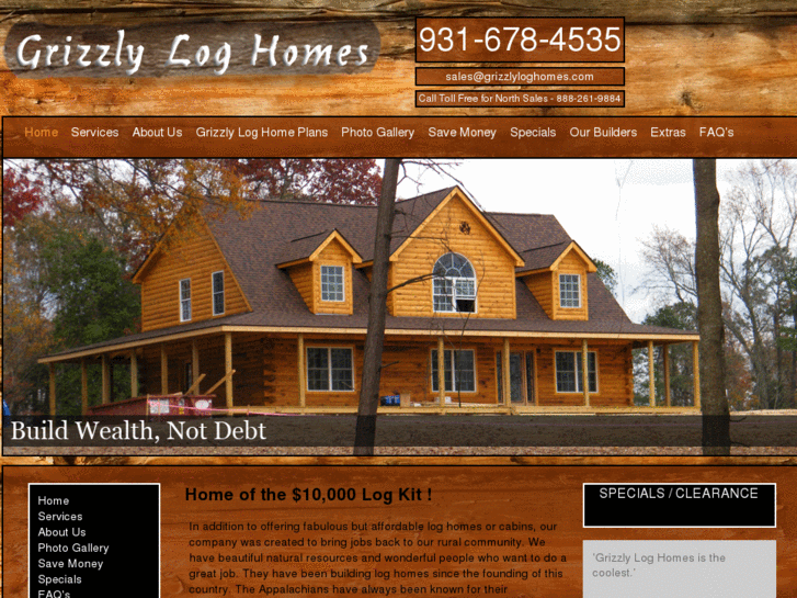 www.grizzlyloghomes.com