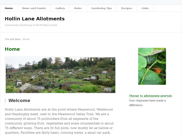 www.hollinlaneallotments.org