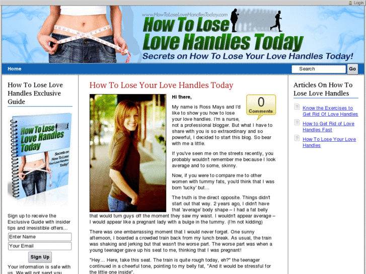 www.howtoloselovehandlestoday.com
