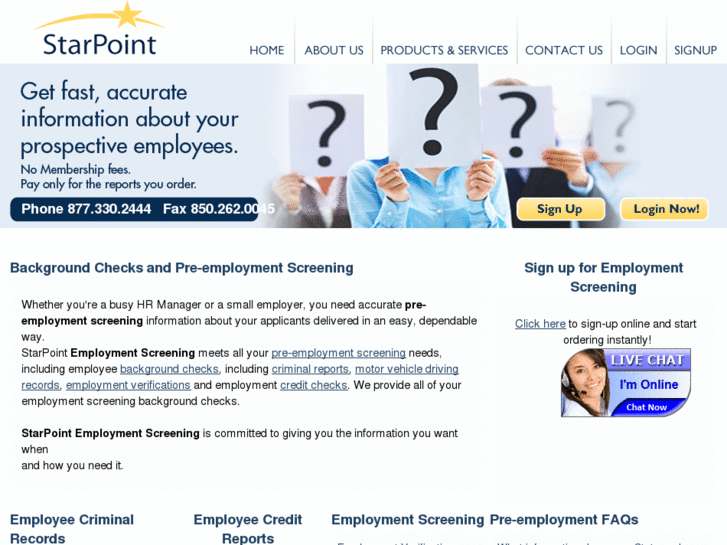 www.starpointemploymentscreening.com