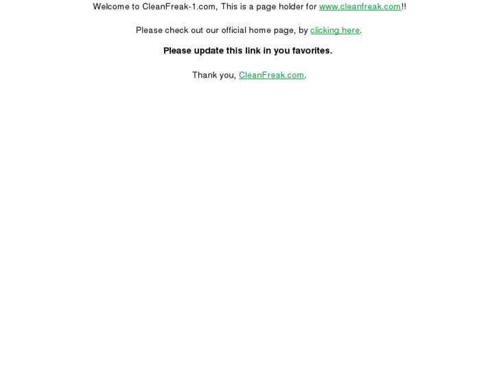 www.cleanfreak-1.com
