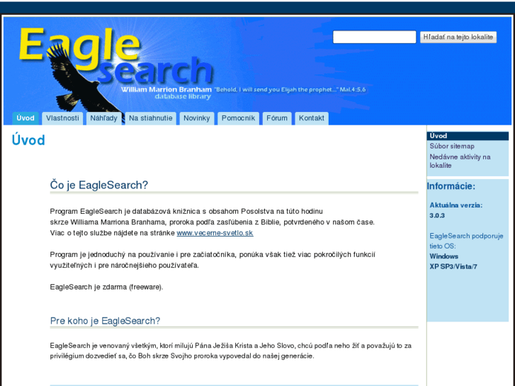 www.eaglesearch.sk