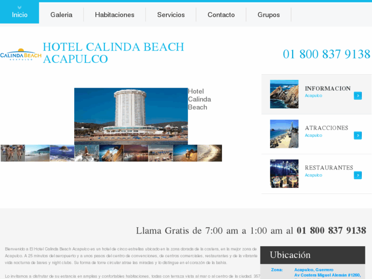 www.hotelcalindabeachacapulco.com