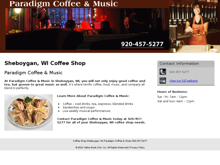 www.paradigmcoffeeandmusic.com