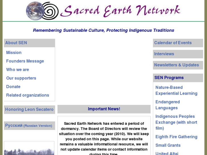 www.sacredearthnetwork.org