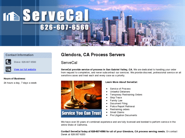 www.servecal.biz