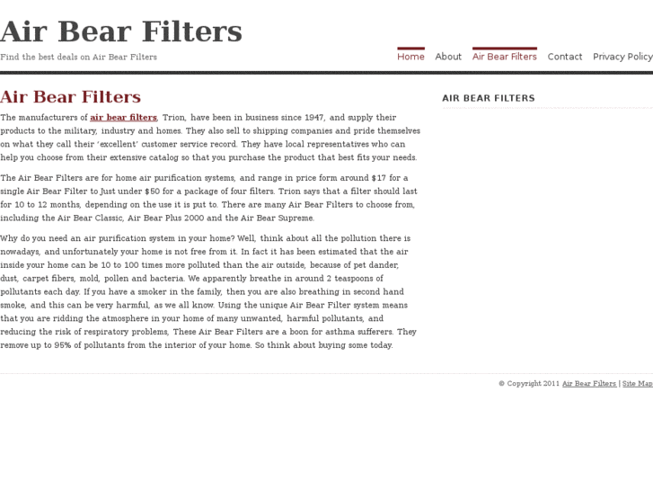 www.airbearfilters.net