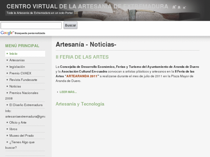www.artesaniadeextremadura.com