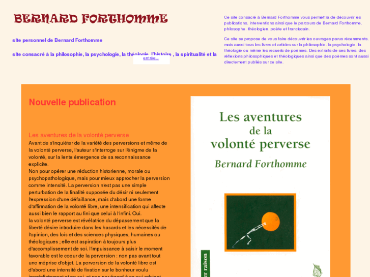 www.bernard-forthomme.com