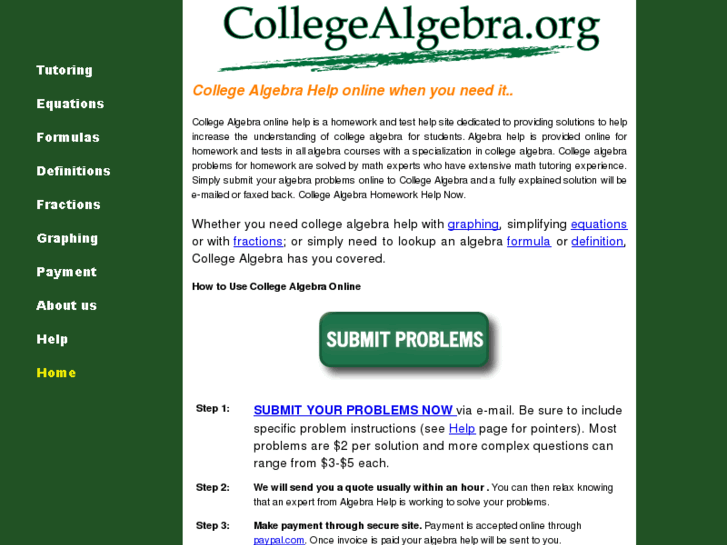 www.collegealgebra.org