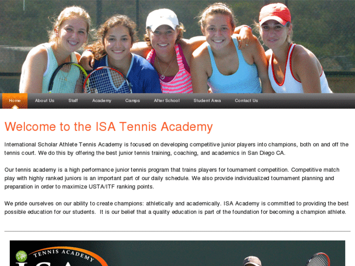 www.isatennisacademy.com