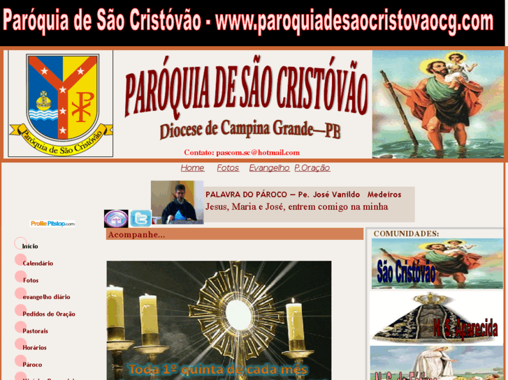 www.paroquiadesaocristovaocg.com