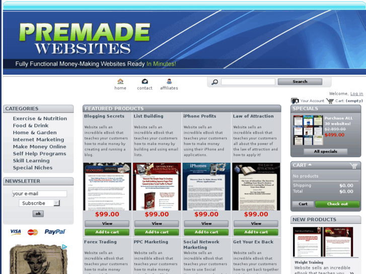 www.premade-websites.com