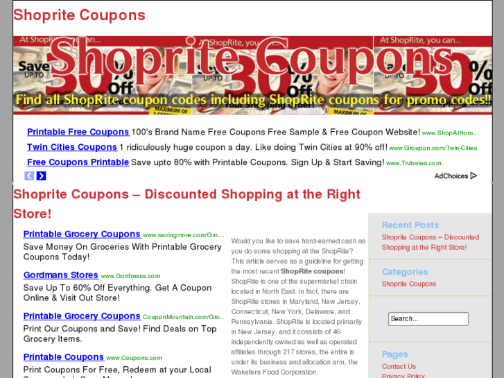 www.shopritecoupons.org