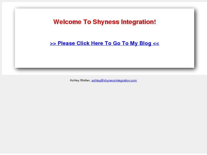 www.shynessintegration.com