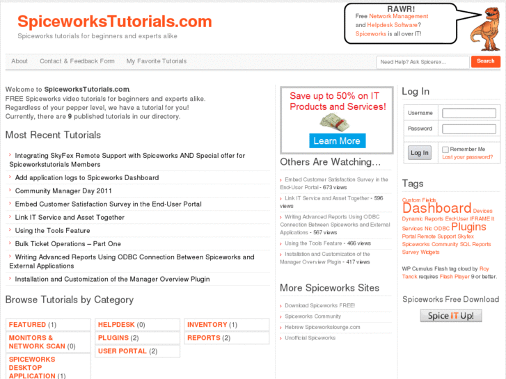 www.spiceworkstutorials.com