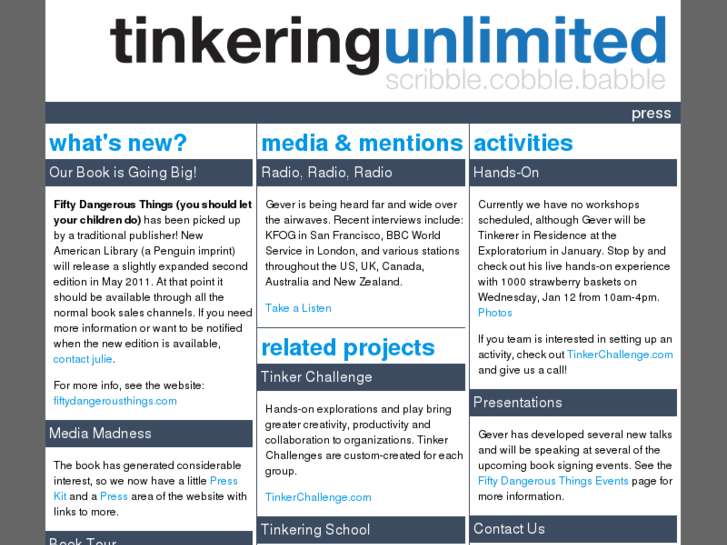 www.tinkering-unlimited.com