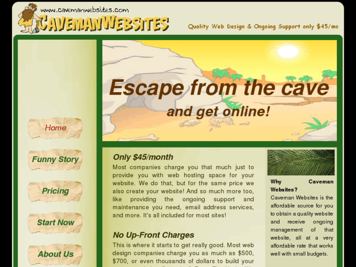 www.cavemanwebsite.com