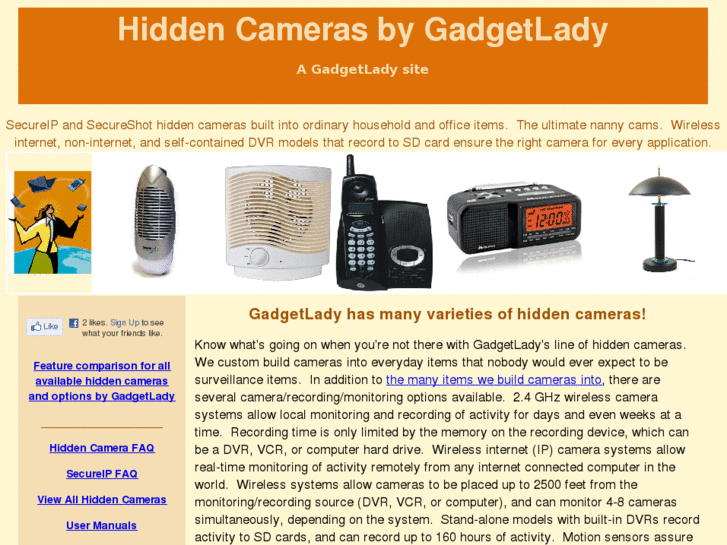 www.gadgetladyhiddencameras.com