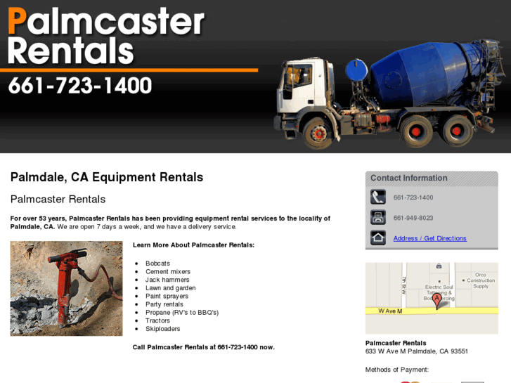 www.palmcasterrentals.com