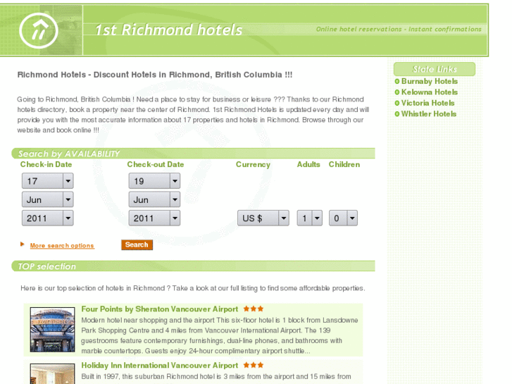 www.1strichmondhotels.com