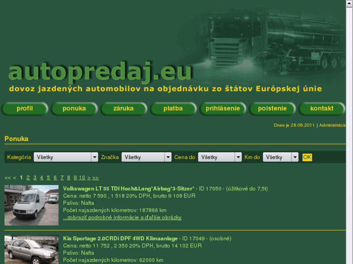 www.autopredaj.eu