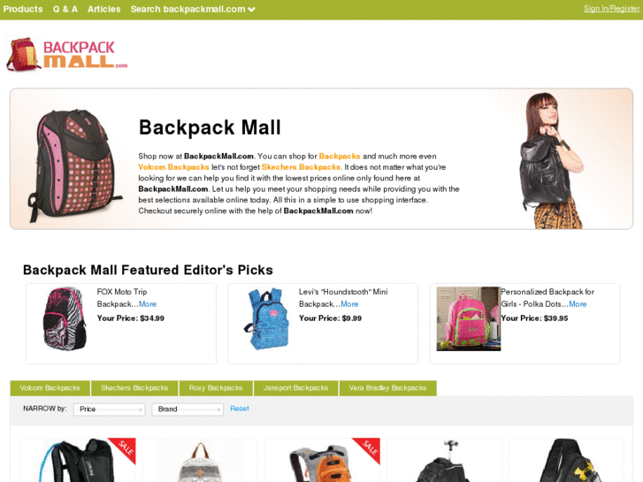 www.backpackmall.com