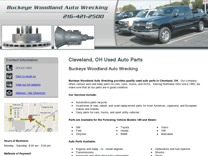 www.buckeyewoodlandautopartsandwrecking.com