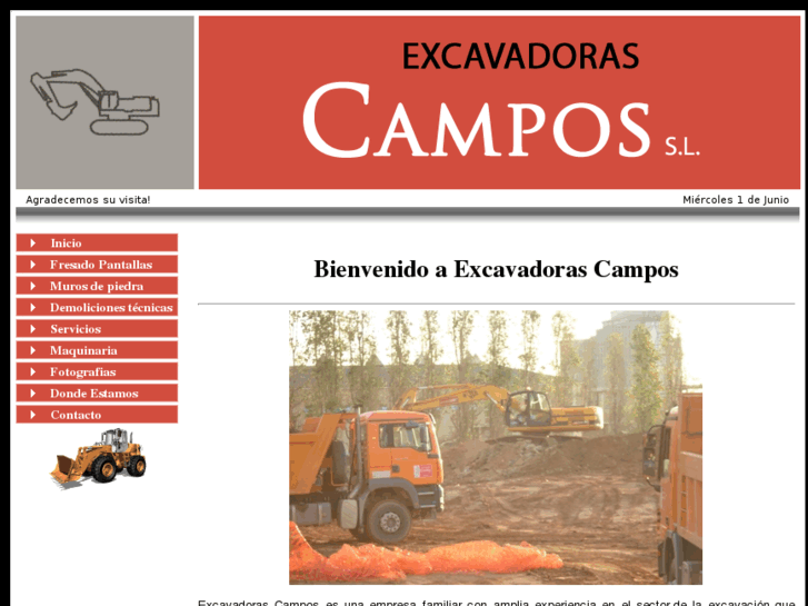 www.excavadorascampos.com