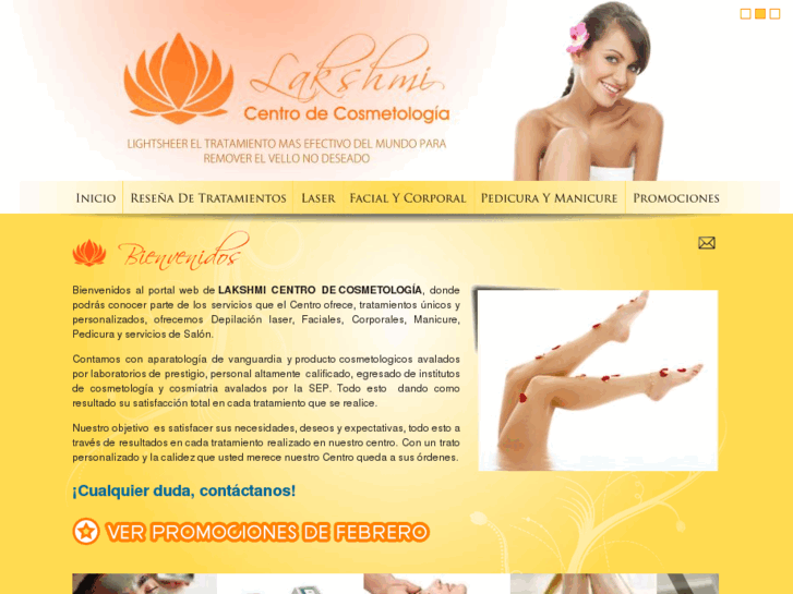 www.lakshmicosmetologia.com