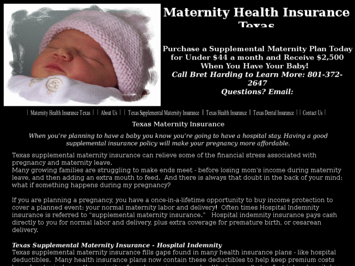 www.maternityhealthinsurancetexas.com