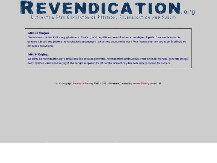 www.revendication.org