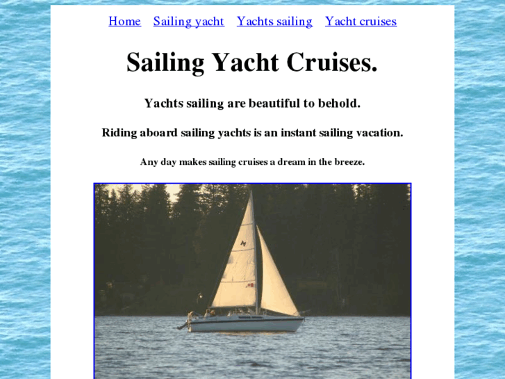 www.sailingyachtcruises.com