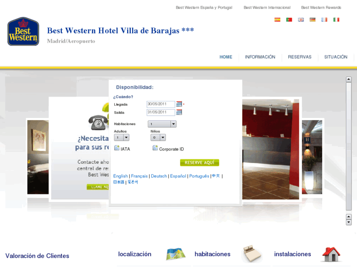 www.bestwesternvilladebarajas.com