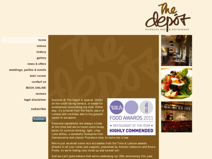 www.depotrestaurant.co.uk