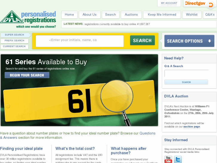 www.dvlaregistrations.co.uk