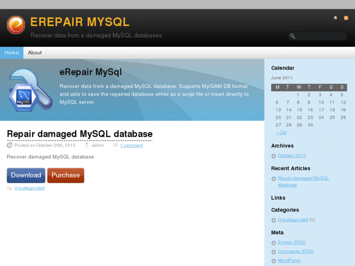 www.erepairmysql.com