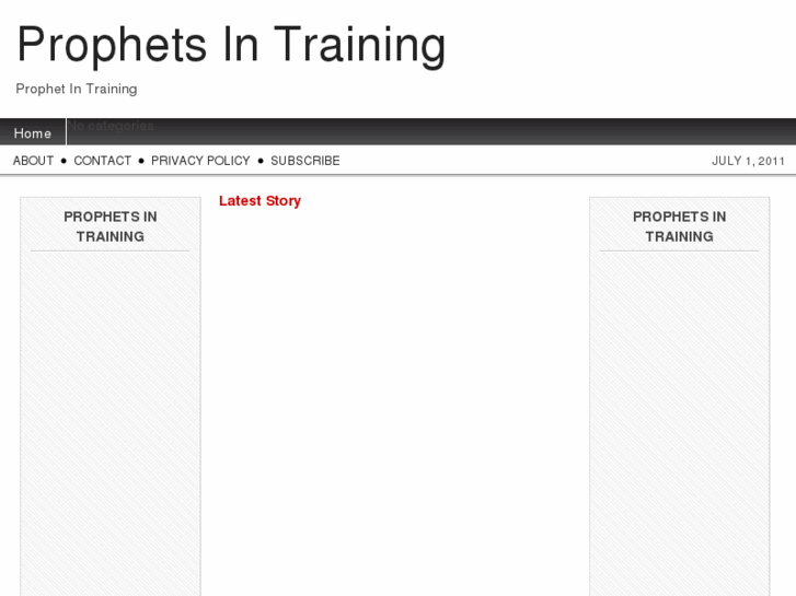 www.prophetsintraining.com