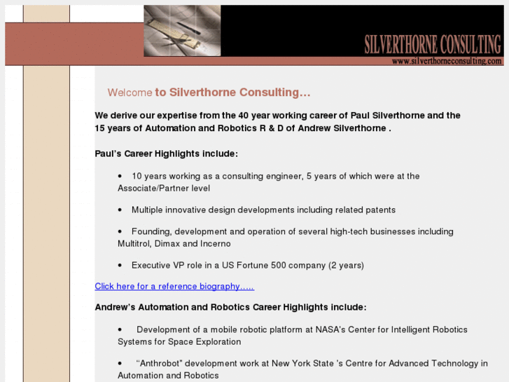 www.silverthorneconsulting.com