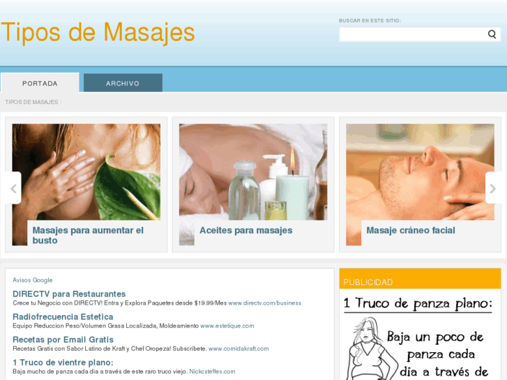 www.tiposdemasajes.com