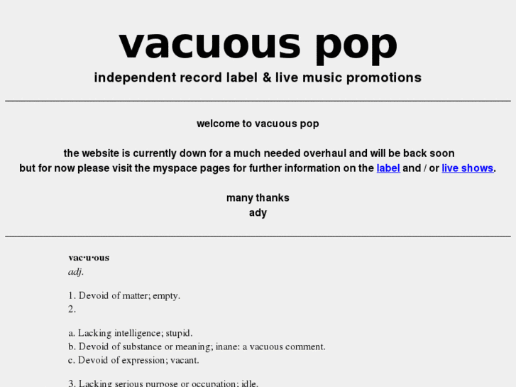 www.vacuouspop.com